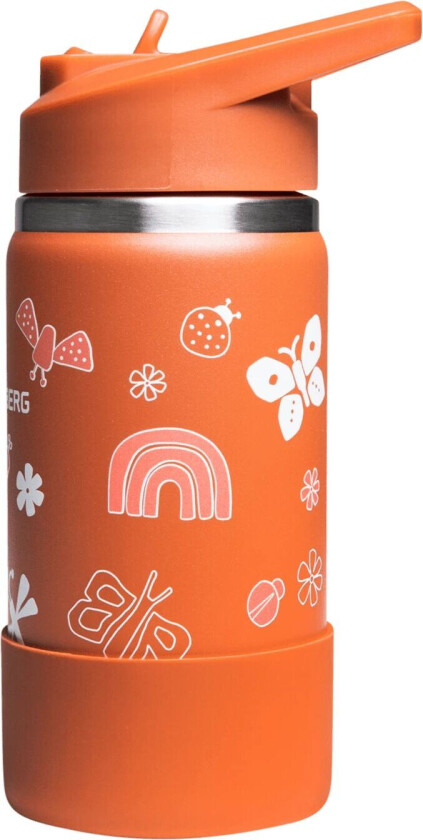 Kall Insulated Bottle Kids 0,35L, drikkeflaske, termo, barn Light Mahogany