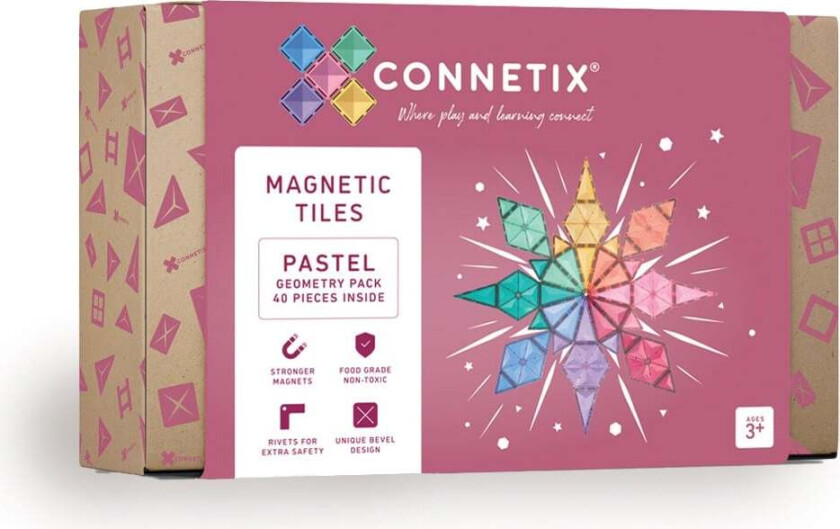 - Pastel Geometry Pack - 40 Pieces (CT-P-00040-GE)