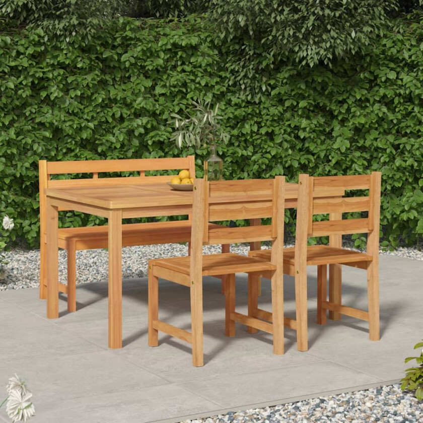 Hagespisegruppe 4 deler heltre teak