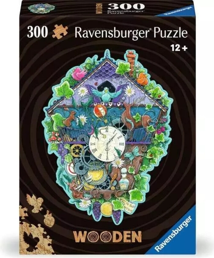 Wooden Puzzle Cuckoo Clock (300 Pieces)