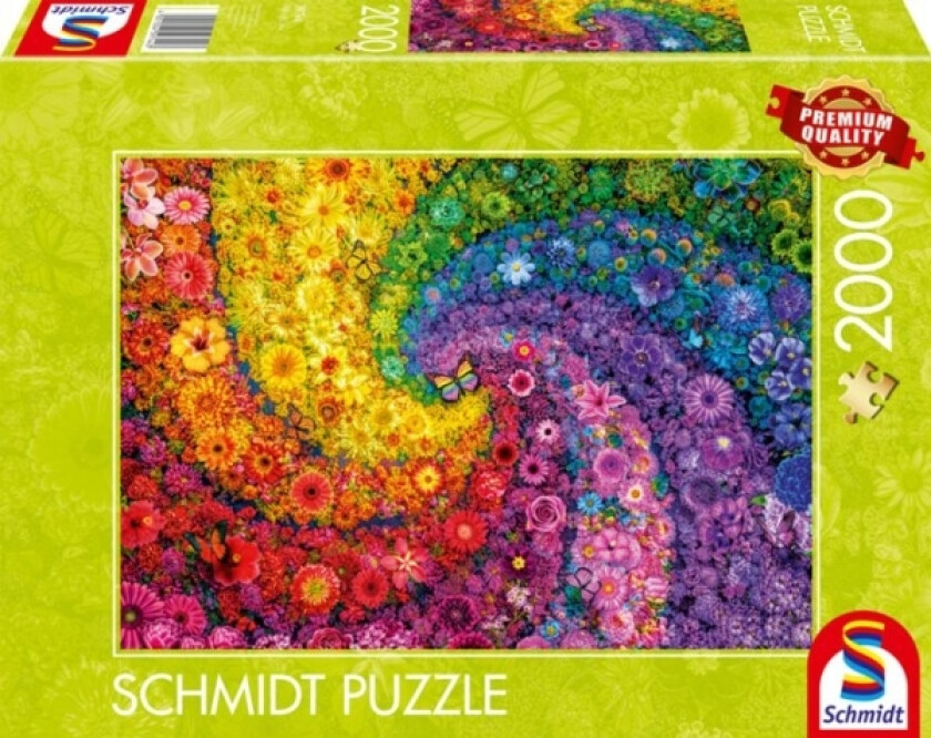 59744, 2000 Stykker, Farger Og Plantekasse, 12 År