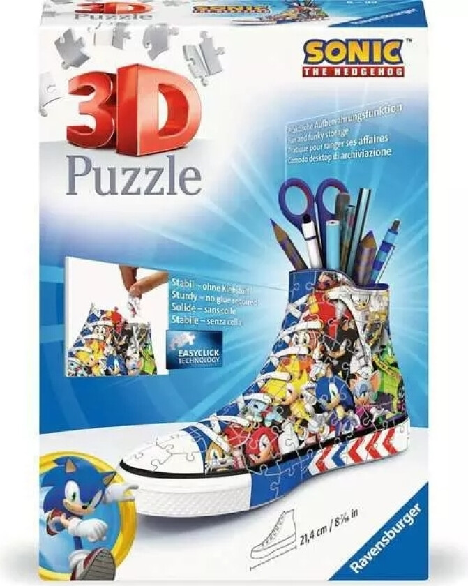 3D Puzzle Sneakers Sonic The Hedgehog