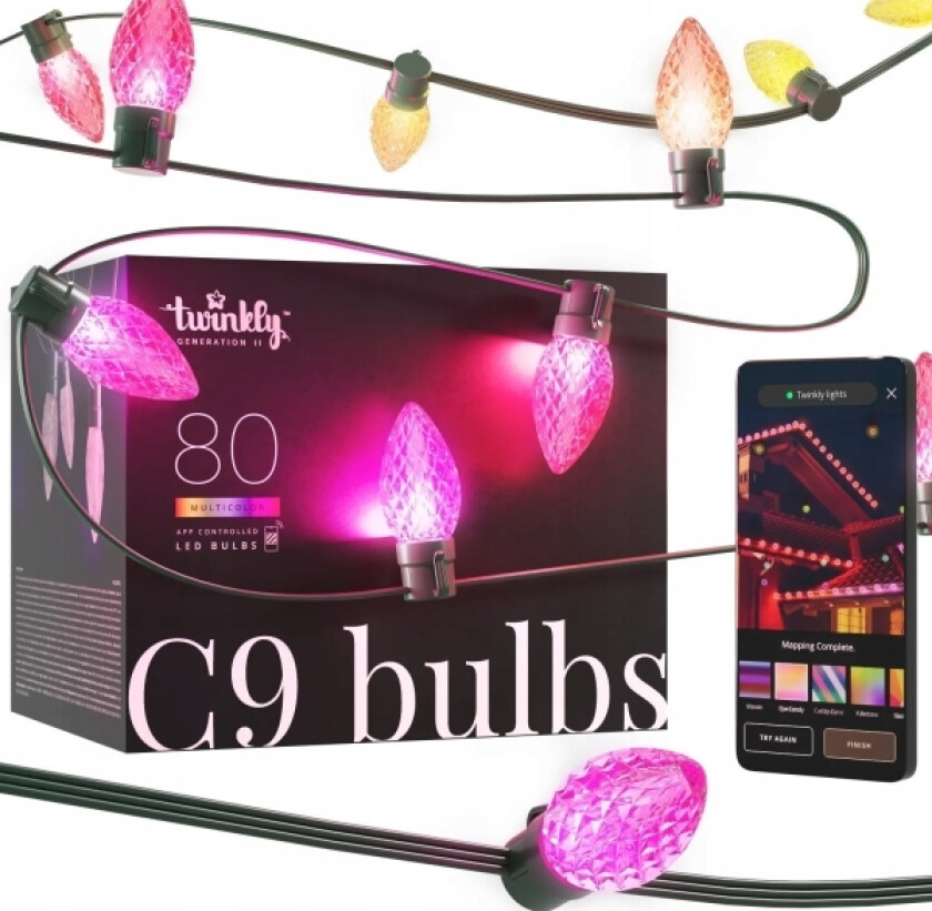 C9 Bulbs Smart Led 40 Rgb, 24.2M, alias Wire|