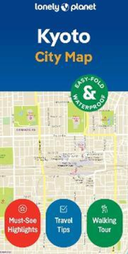 Lonely Planet Kyoto City Map
