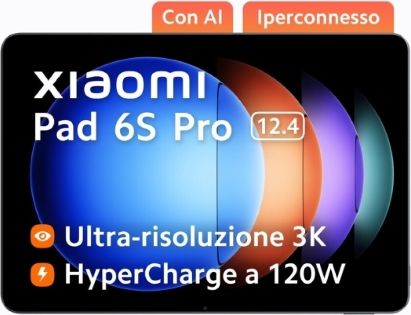 Tablet Xiaomi Pad 6S Pro 8/256Gb 12,4« Wifi Grå