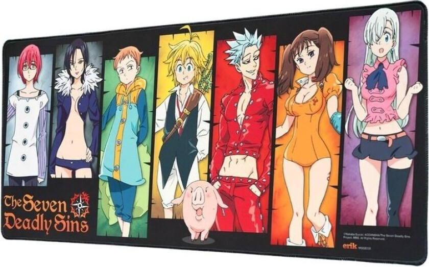 Seven Deadly Sins gaming desk mat