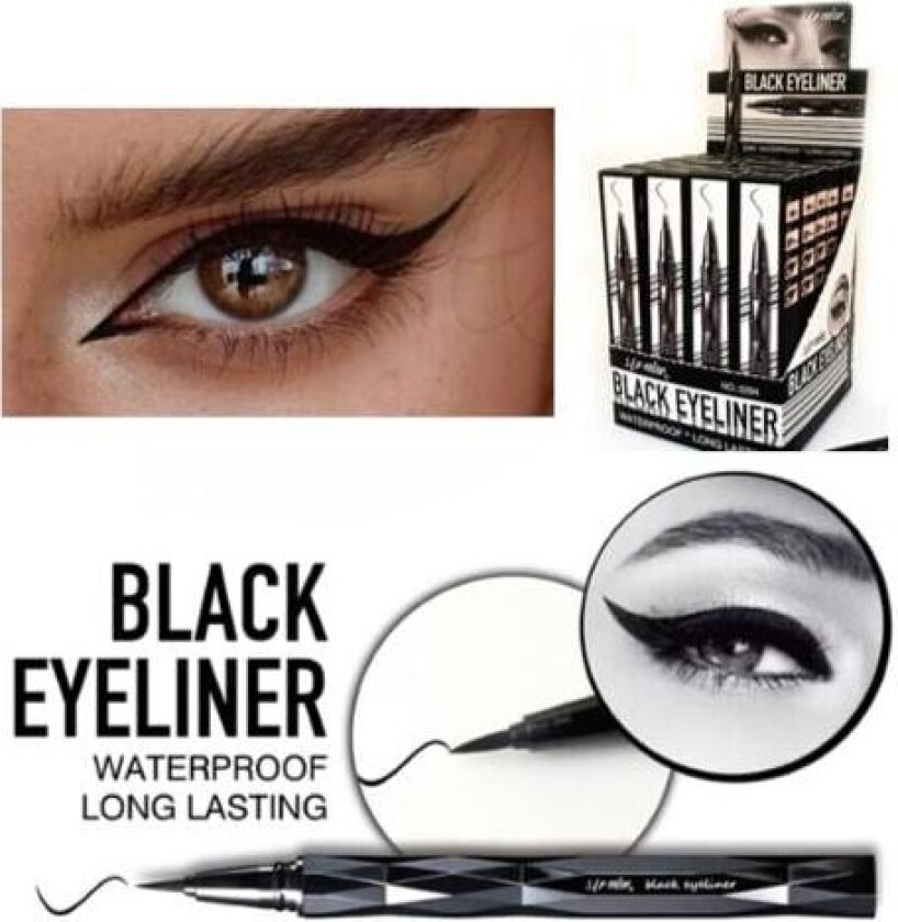 Eyeliner - flytende presisjon - Svart - Vanntett