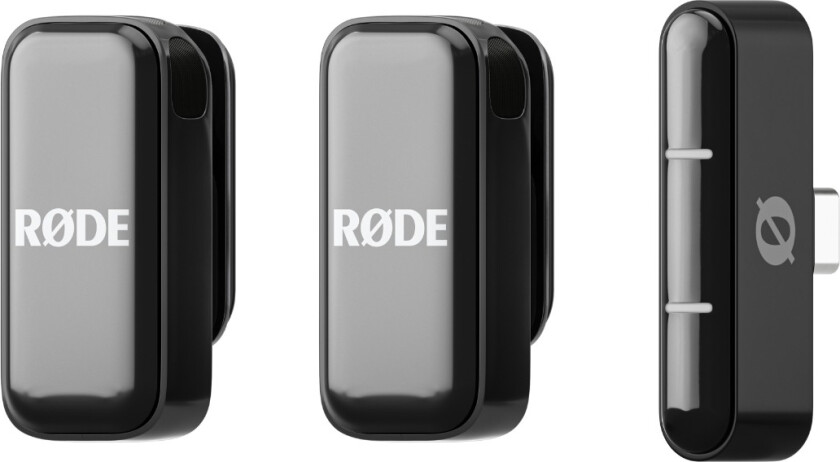 RØDE Wireless Micro, trådløst USB-C mikrofonsystem, black