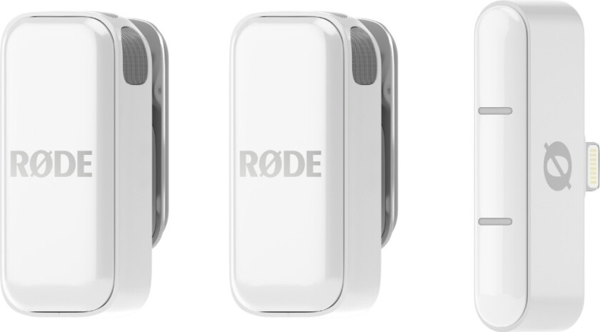 Bilde av RØDE Wireless Micro, trådløst Lightning mikrofonsystem, hvit