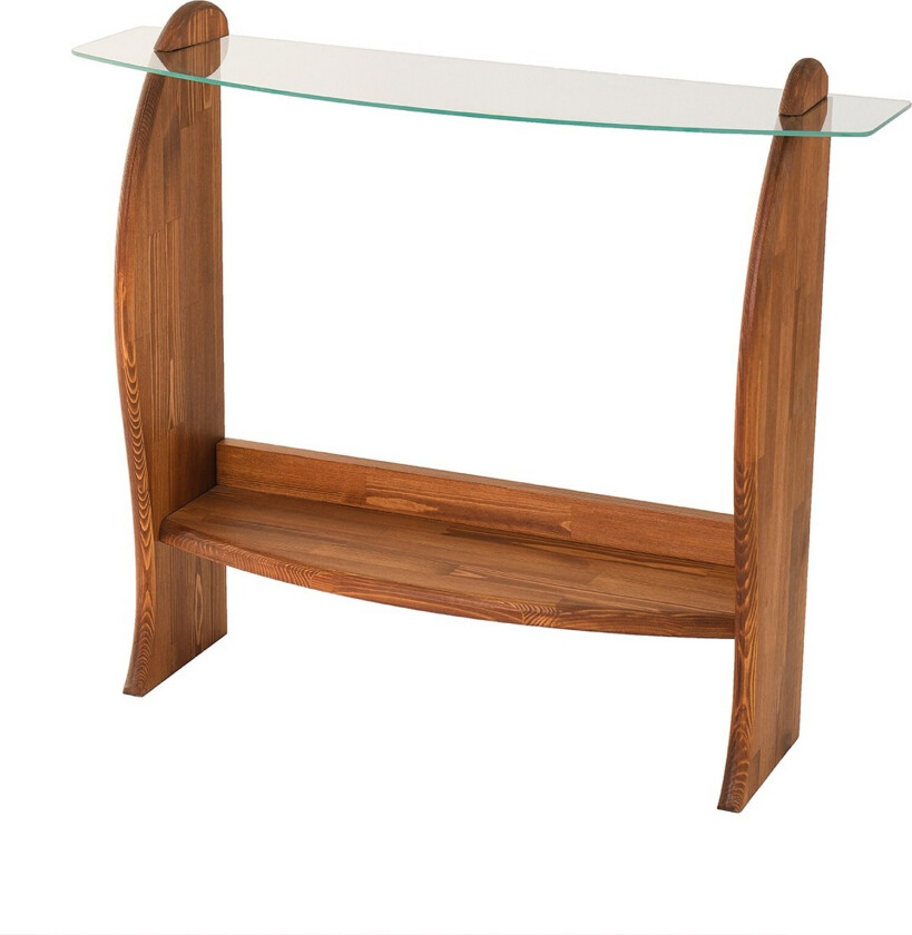 Guinn Kommode 106 cm - Brun/Transparent