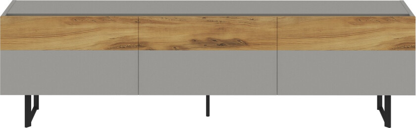 Sign TV-benk 180 cm - Grå/Eik