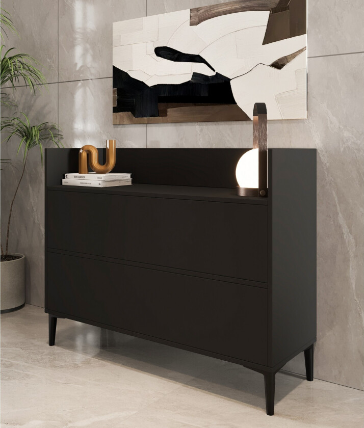 Hallan Kommode 110 cm - Antrasitt