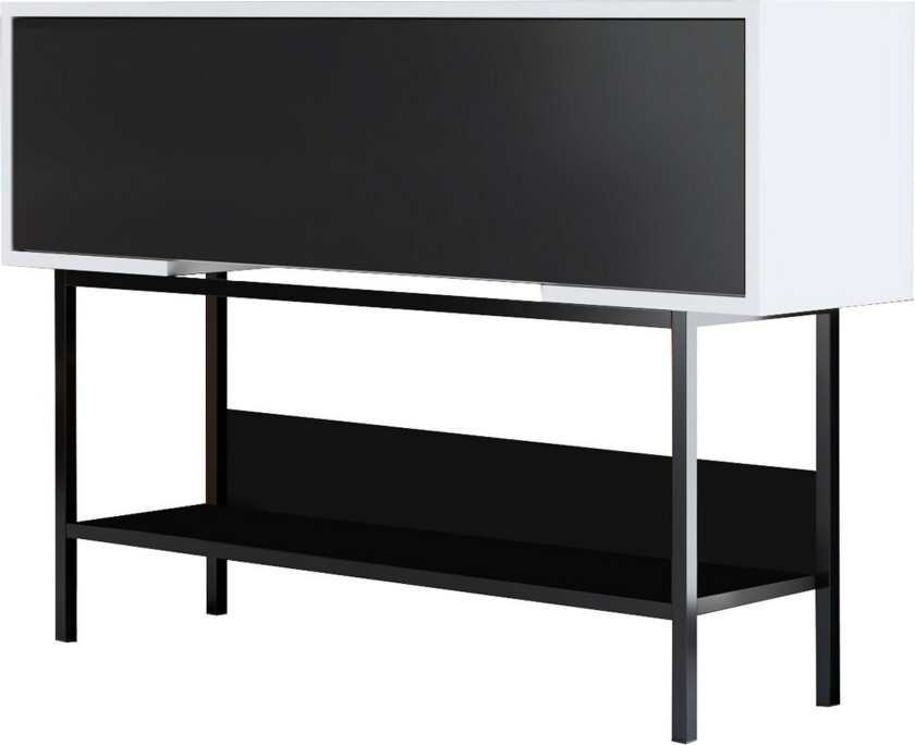 Germaine Kommode 120 cm - Svart/Hvit