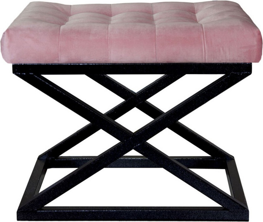 Gillie Sittepuff 40 cm - Svart/Rosa