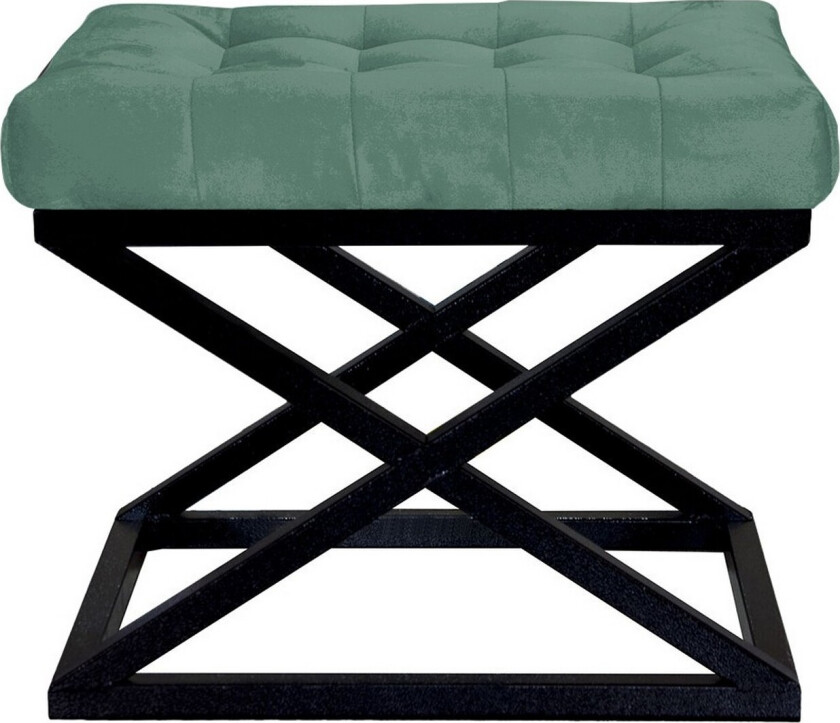 Gillie Sittepuff 40 cm - Svart/Grønn
