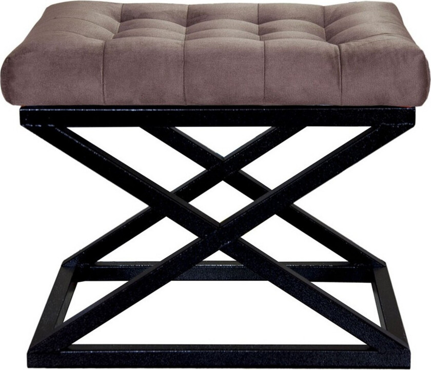 Gillie Sittepuff 40 cm - Svart/Brun