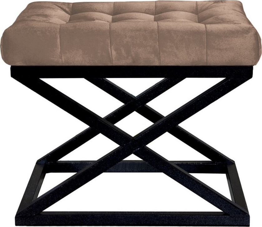 Gillie Sittepuff 40 cm - Svart/Brun
