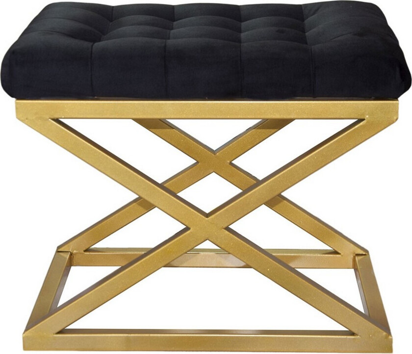 Gillie Sittepuff 40 cm - Gull/Svart