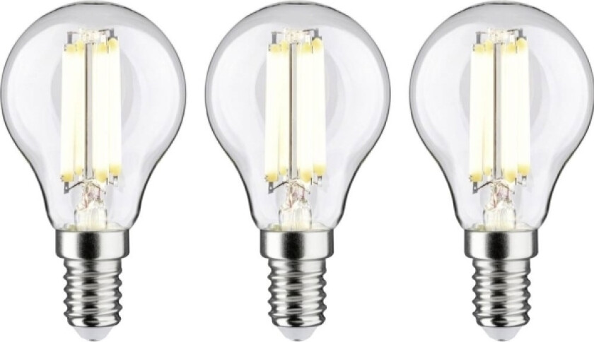 29200 Led (Rgb)-Lamp Eek A (A - G) E14 Dråbeform 2.5 W Varmhvid (Ø X H) 45 Mm X 82 Mm 3 Stk