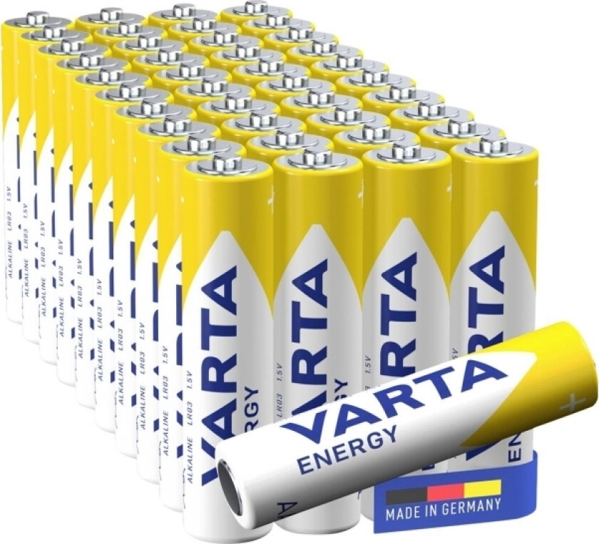 Aaa Batteri Varta Energy Aaa Postboks 40 Alkali-Mangan 1,5 V 40 Stk.