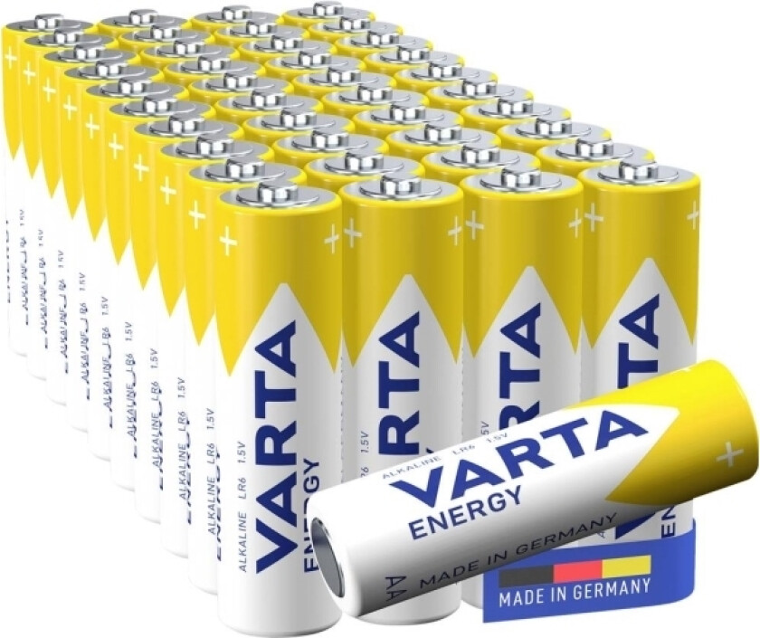 Aa Batteri Varta Energy Aa Postboks 40 Alkali-Mangan 1,5 V 40 Stk.