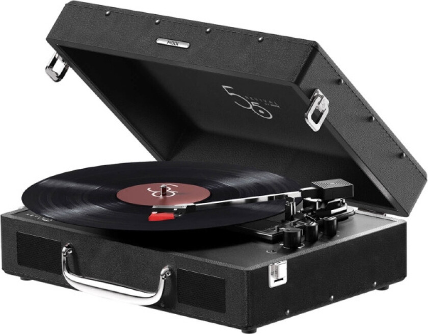 Vinyl Record Player Revival 55 Stereo Black