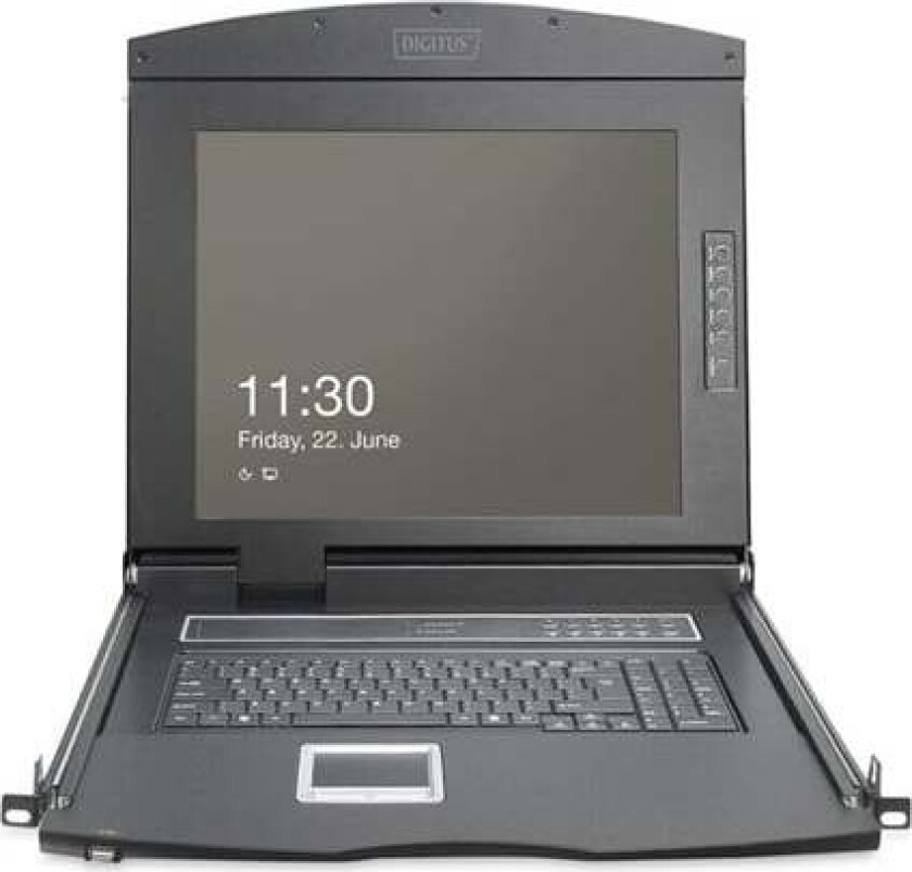 19" DIGITUS KVM console - Full HD (1080p) - 19"