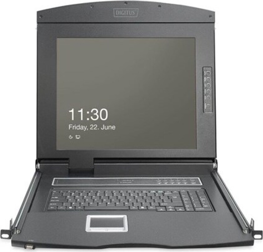 19" DIGITUS KVM console - Full HD (1080p) - 19"