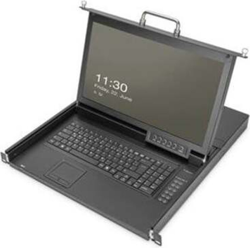 17" DIGITUS KVM console - Full HD (1080p) - 17"