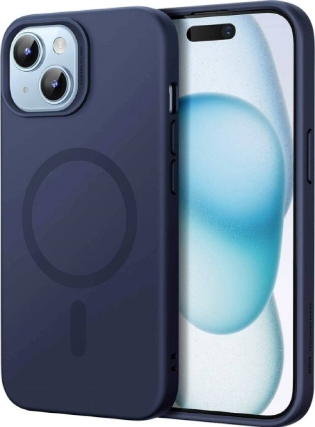 Esr Cloud Soft Halolock Case Mobiltelefon Backcover Apple Iphone 15 Mørkeblå Magsafe-Kompatibel