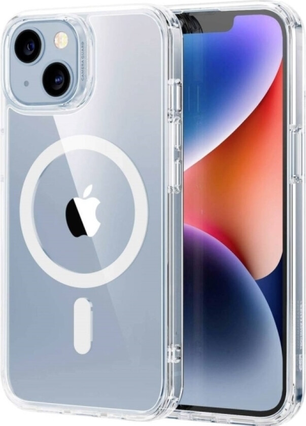 Esr Classic Hybrid Halolock Case Mobiltelefon Backcover Apple Iphone 13, Iphone 14 Transparent Magsafe-Kompatibel