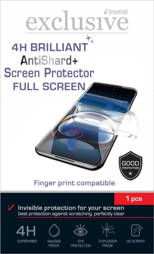 Insmat Antishard+ - For Mobiltelefon - 3D - Film
