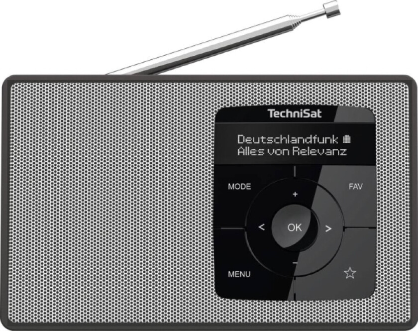 Bordradio Technisat Digitradio 2 Dab+, Fm Vækkefunktion Sort/Hvid