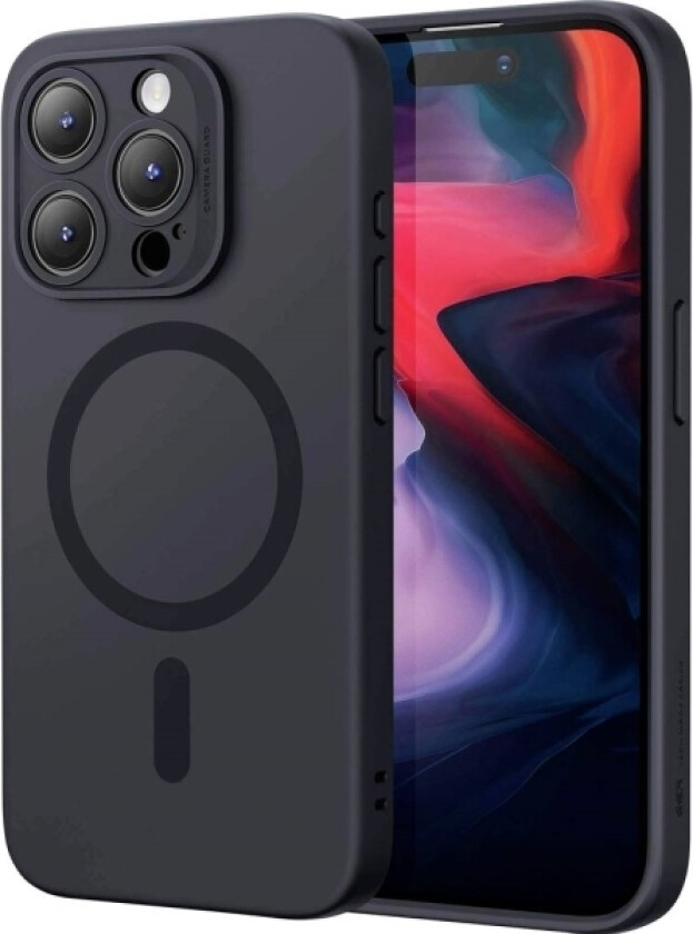 Esr Cloud Soft Halolock Case Mobiltelefon Backcover Apple Iphone 15 Pro Max Sort Magsafe-Kompatibel