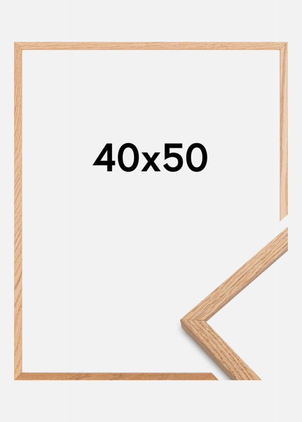 Ramme Oslo Akrylglass Eik 40x50 Cm