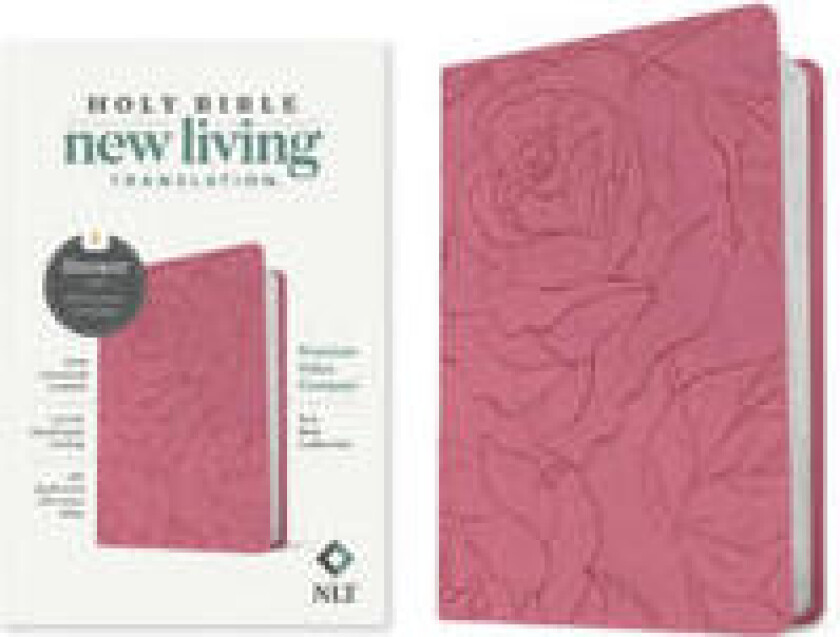 NLT Premium Value Compact Bible, Filament Edition, Pink