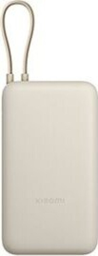 33W Power Bank 20000Mah Tan Gl (Integrated Cable)