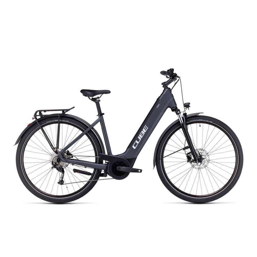 Cube Touring Hybrid ONE Perf 75nm 500Wh 24, elsykkel, unisex Grey´N´White