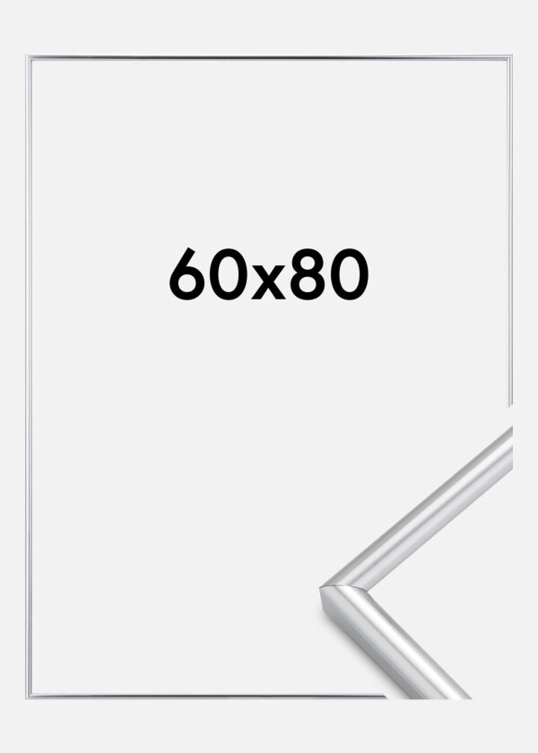 Ramme Galeria Sølv 60x80 Cm