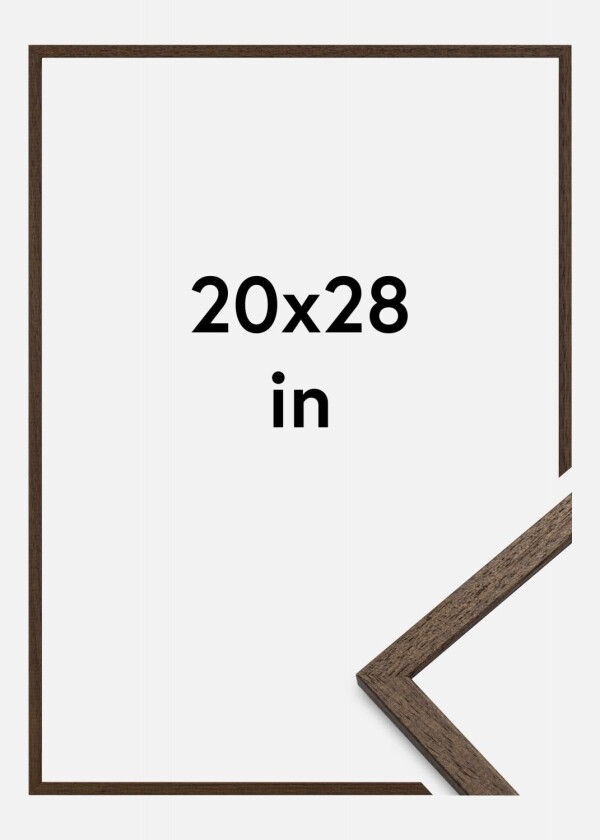 Ramme Edsbyn Akrylglass Valnøtt 20x28 Inches (50,8x71,12 Cm)