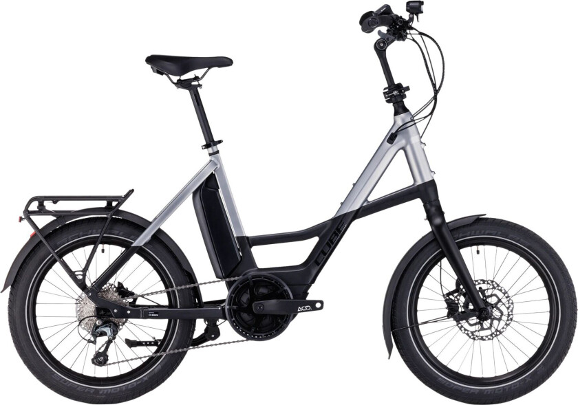 Cube Compact Sport Hybrid 500Wh 23, elsykkel, bysykkel, unisex Black´N´Polarsilve