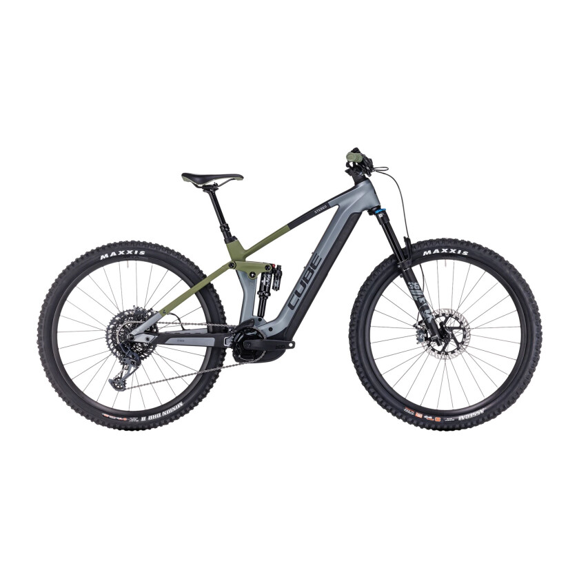 Cube Stereo Hybrid 140 29 HPC TM 750Wh 23, elsykkel, terrengsykkel, MTB-sykkel, unisex Flashgrey´N´Olive