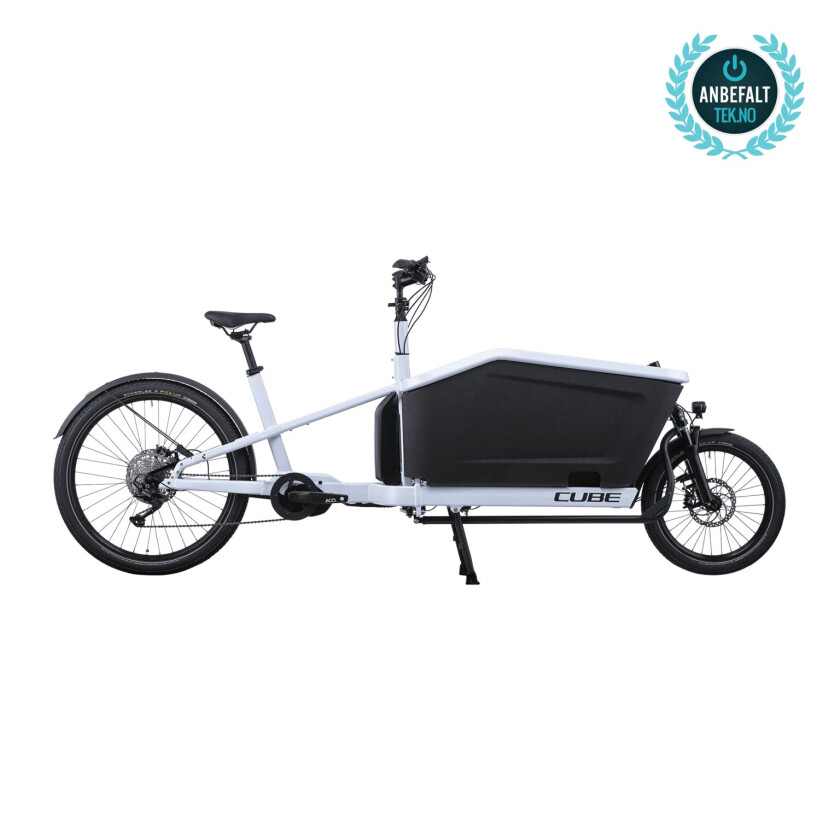 Cube Cargo Hybrid Sport Dual Cargo 85Nm 1000Wh 23, elsykkel, lastesykkel, unisex Flashwhite´N´Black