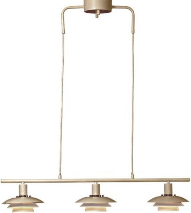 Epsilon takpendel 3-lys - Beige