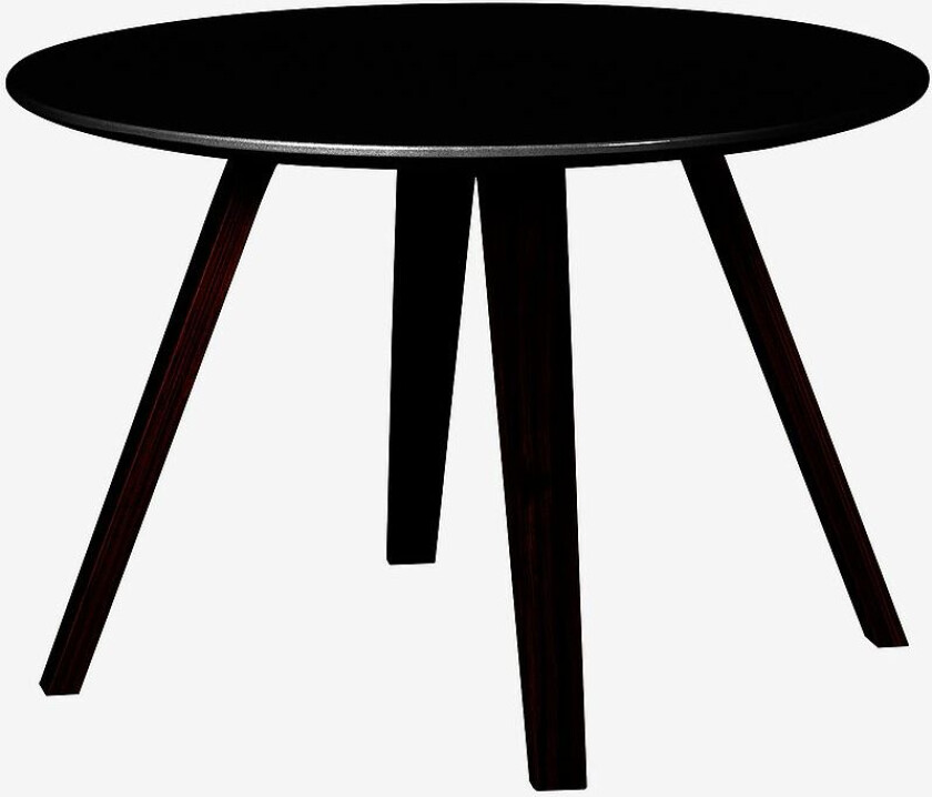 Sofabord LOLA, dia 60cm, Svart