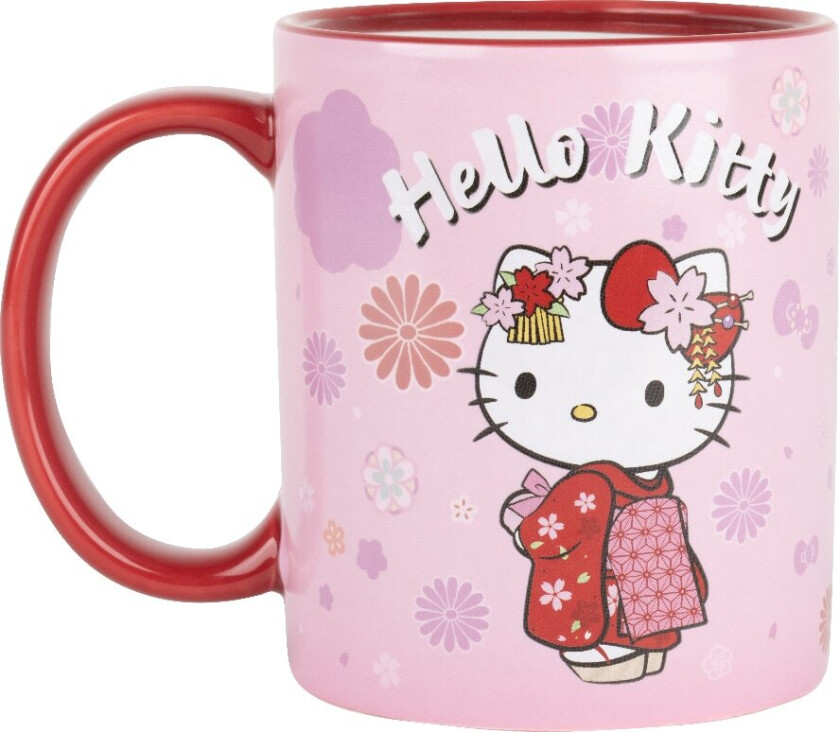 Hello Kitty varmeforvandlende krus (Kimono)