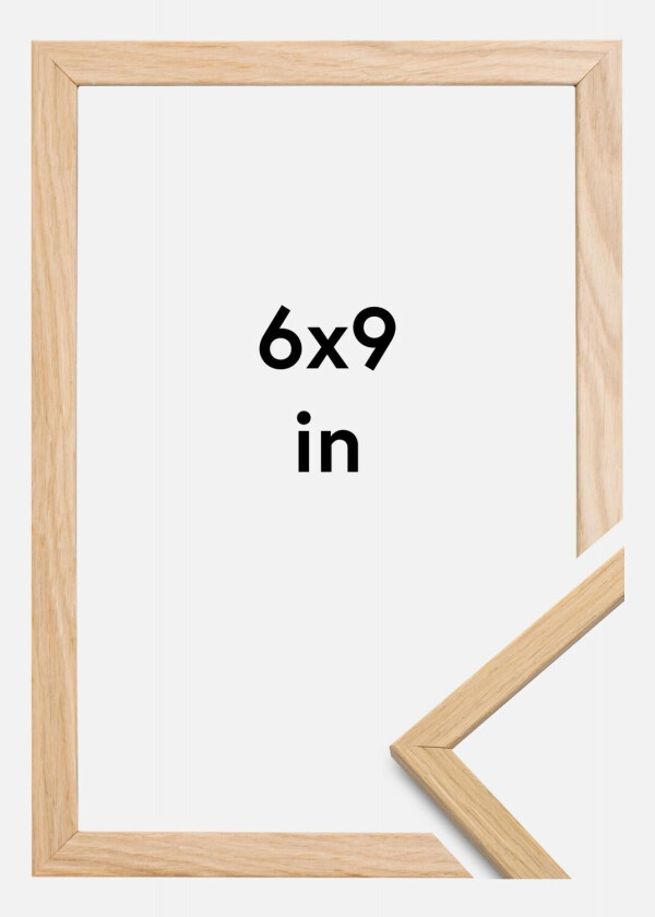 Ramme Edsbyn Akrylglass Eik 6x9 Inches (15,24x22,86 Cm)