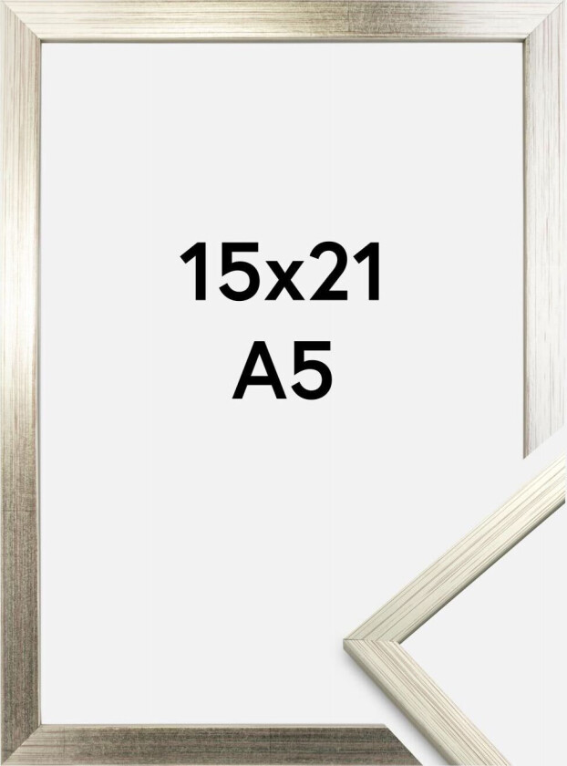 Ramme Edsbyn Akrylglass Sølv 15x21 Cm (A5)