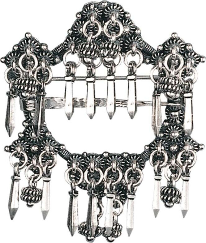 Halssølje i 830 oksidert sølv