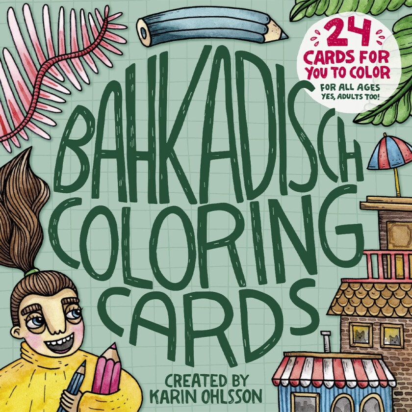 BahKadisch Coloring Cards Green